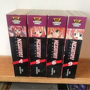 Negima Omnibus manga volumes 4,5,6,9 by ken Akamatsu